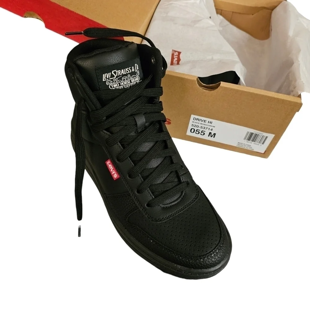 Kids' Levis Little Kids Drive Hi Top Sneakers•Size 5.5 M
